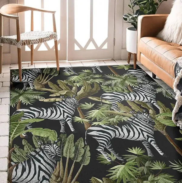 Tuscadora Black 5' x 8' Rug