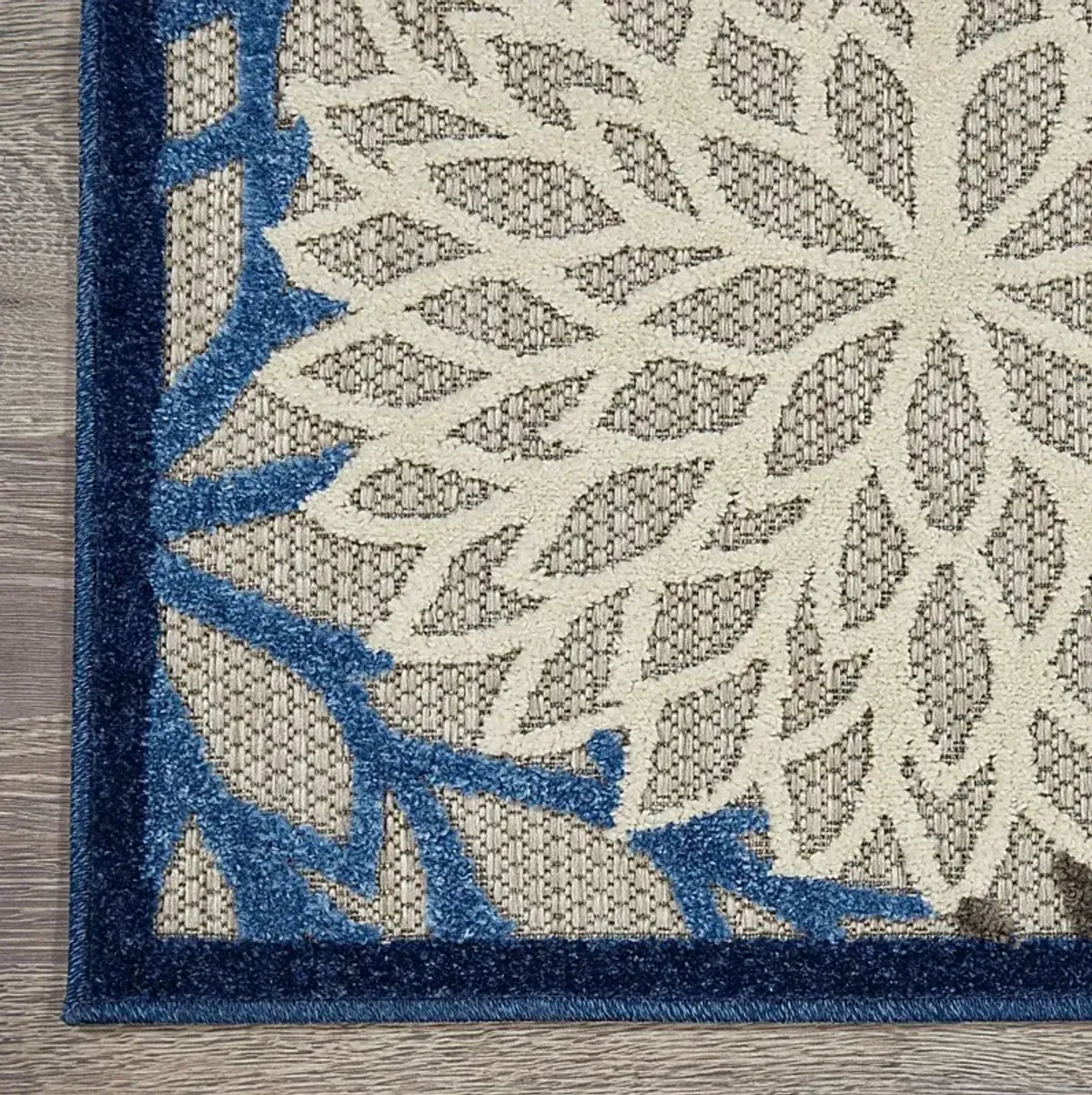 Audry Blue 5' x 8' Indoor/Outdoor Rug