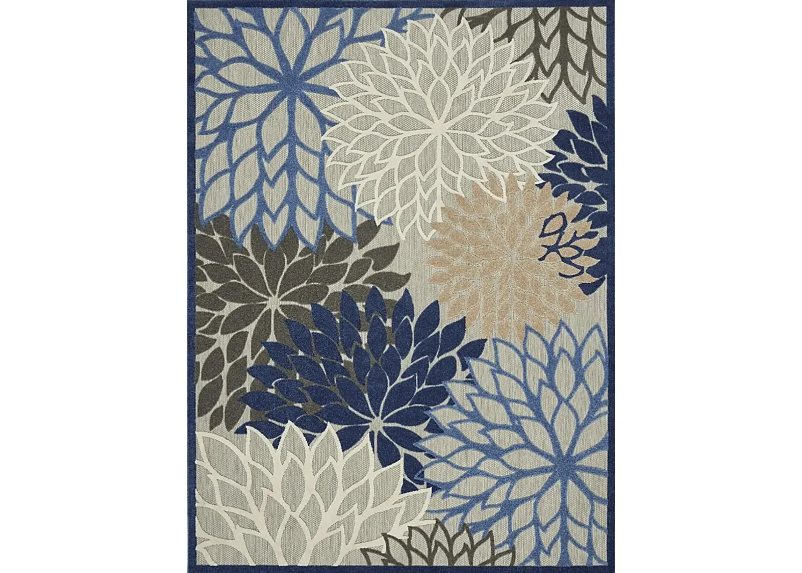 Audry Blue 5' x 8' Indoor/Outdoor Rug