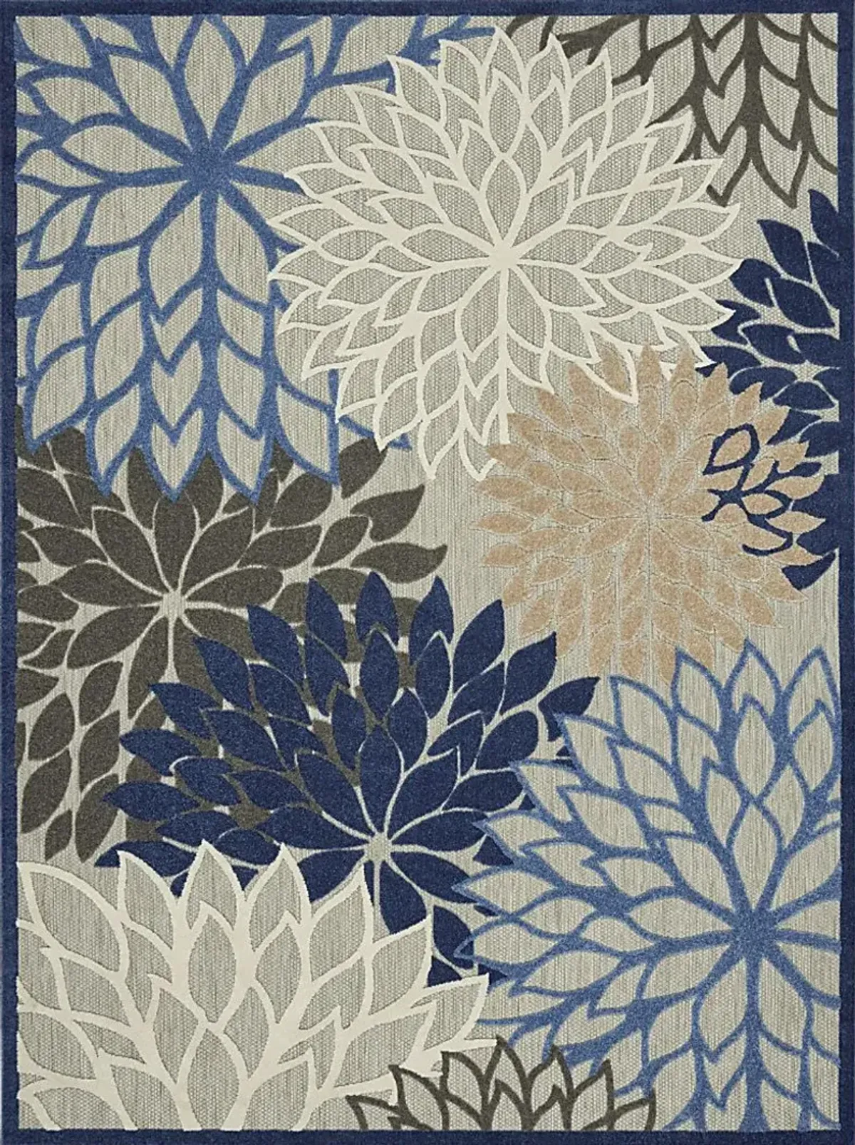 Audry Blue 5' x 8' Indoor/Outdoor Rug