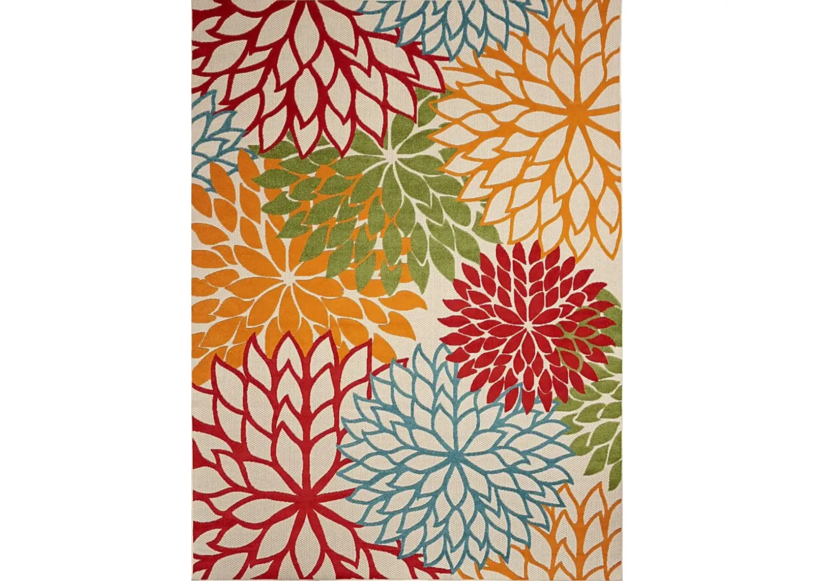 Audry Green 8' x 11' Indoor/Outdoor Rug