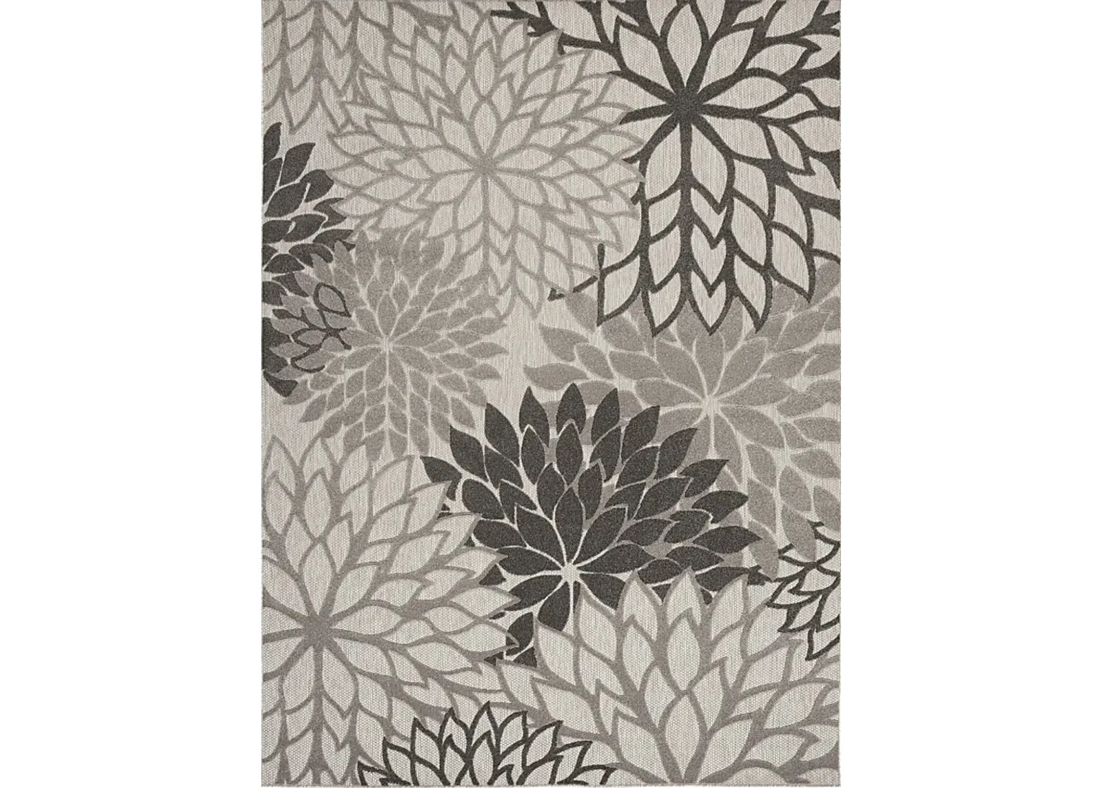 Audry Silver 8' x 11' Indoor/Outdoor Rug