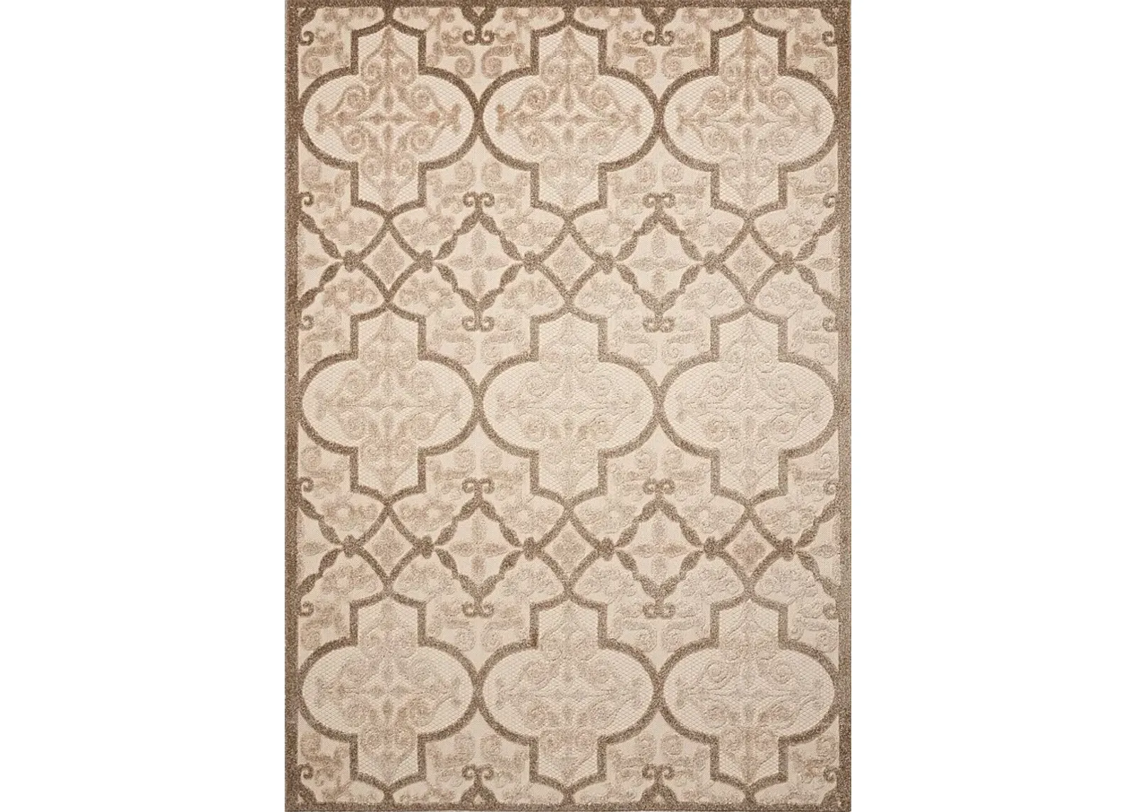 Kyrah Cream 5' x 8' Indoor/Outdoor Rug