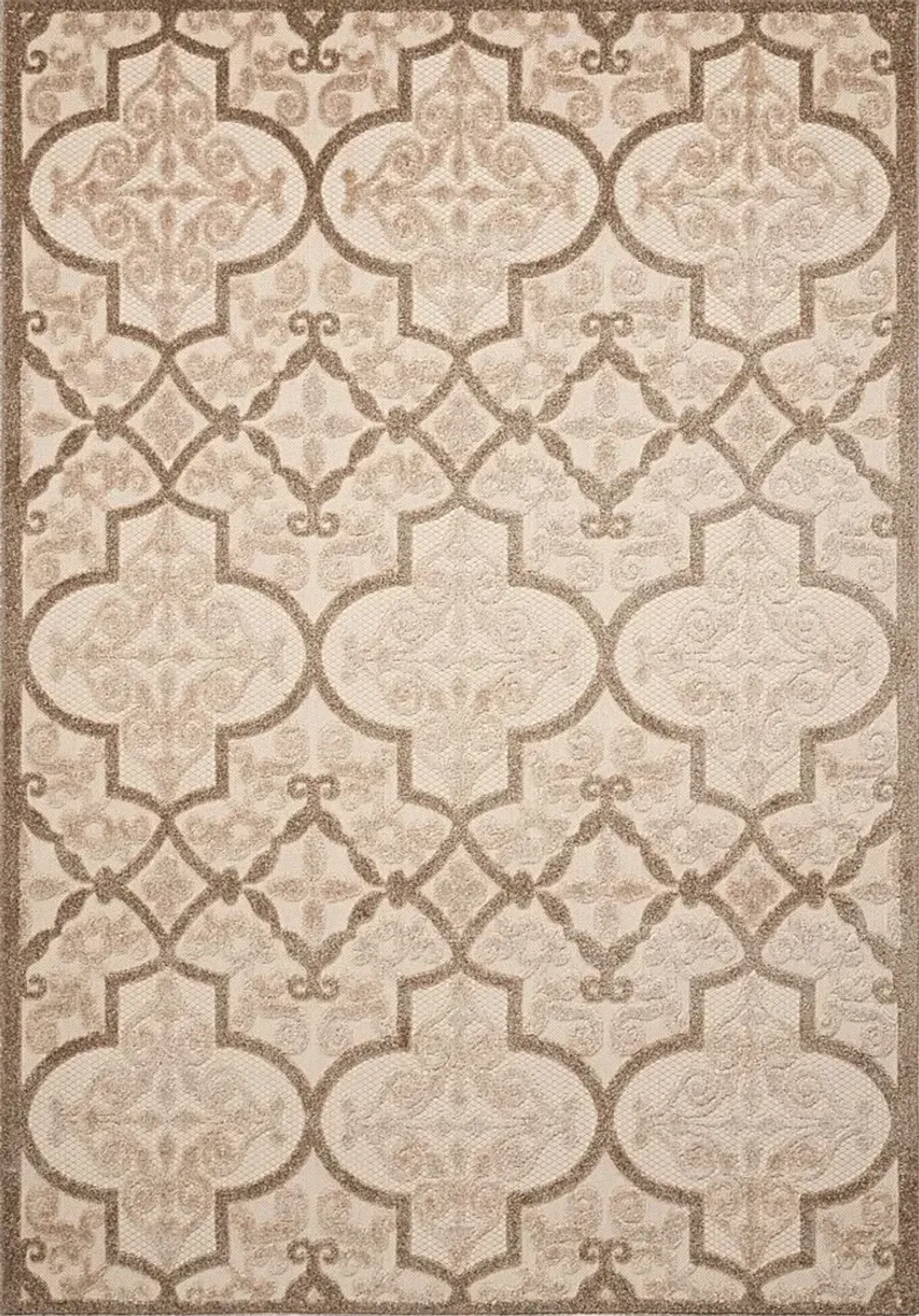 Kyrah Cream 5' x 8' Indoor/Outdoor Rug