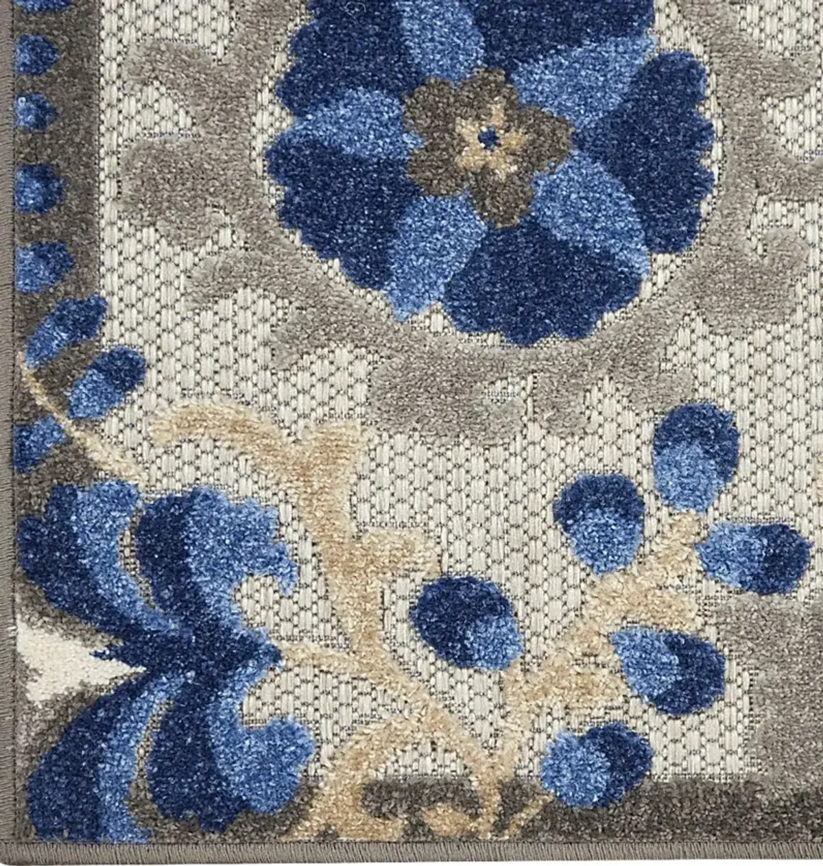 Jaziel Blue 5' x 8' Indoor/Outdoor Rug