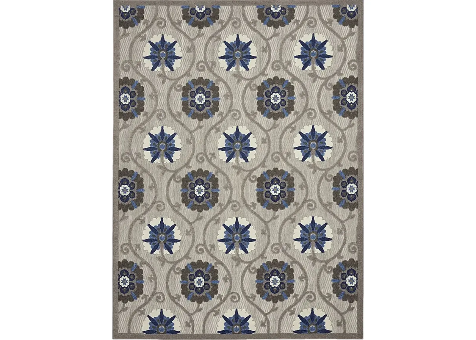 Faylen Gray 5' x 8' Indoor/Outdoor Rug