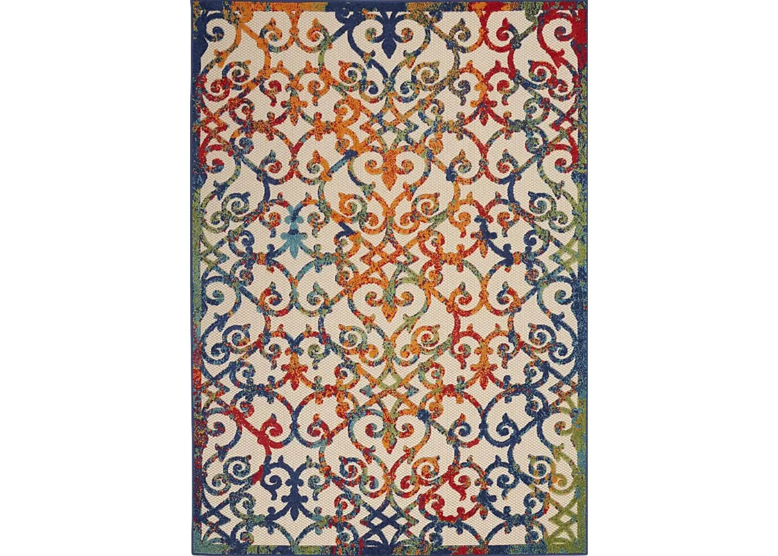 Drayce Multi 5' x 8' Indoor/Outdoor Rug