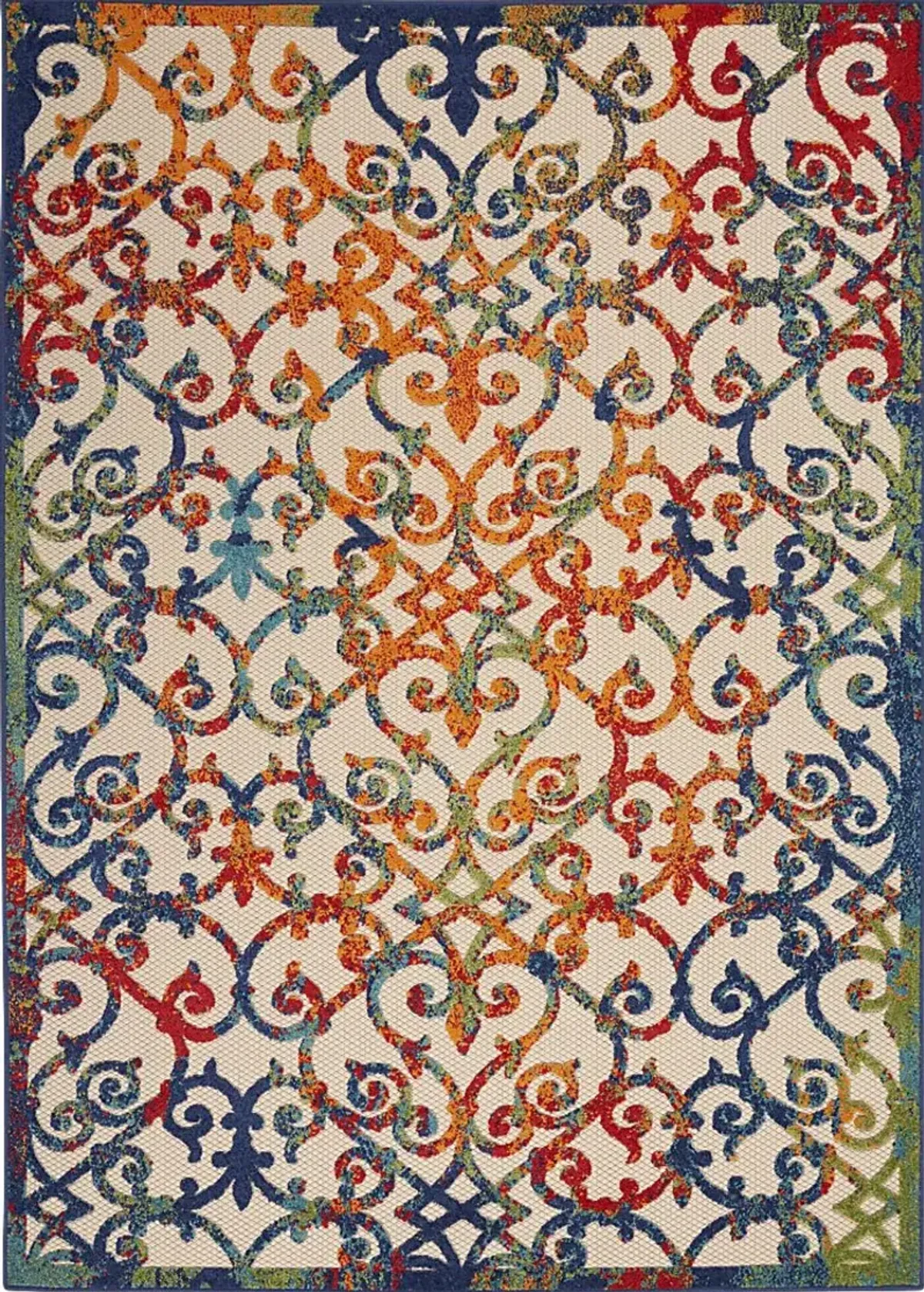 Drayce Multi 5' x 8' Indoor/Outdoor Rug