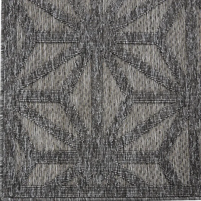 Clarene Dark Gray 8' x 10' Indoor/Outdoor Rug