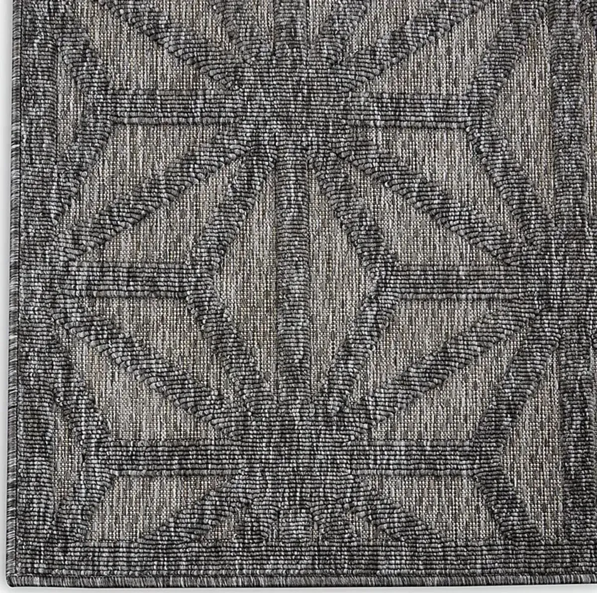 Clarene Dark Gray 8' x 10' Indoor/Outdoor Rug