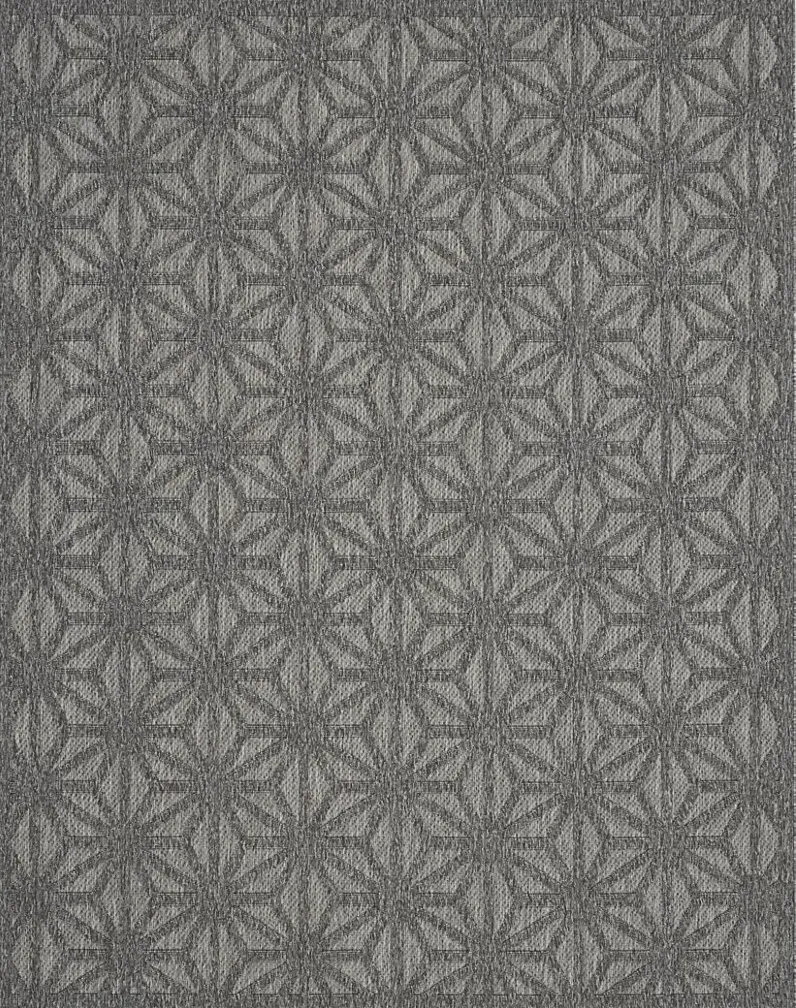 Clarene Dark Gray 8' x 10' Indoor/Outdoor Rug