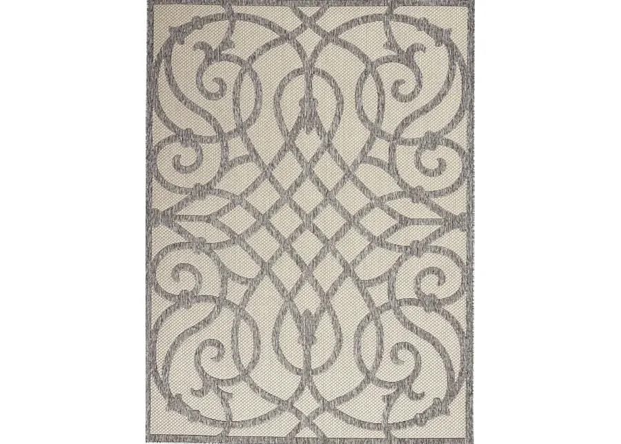 Cammie Gray 8' x 10' Indoor/Outdoor Rug