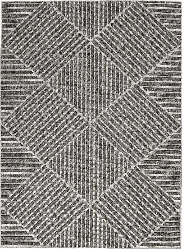 Elize Dark Gray 8' x 10' Indoor/Outdoor Rug