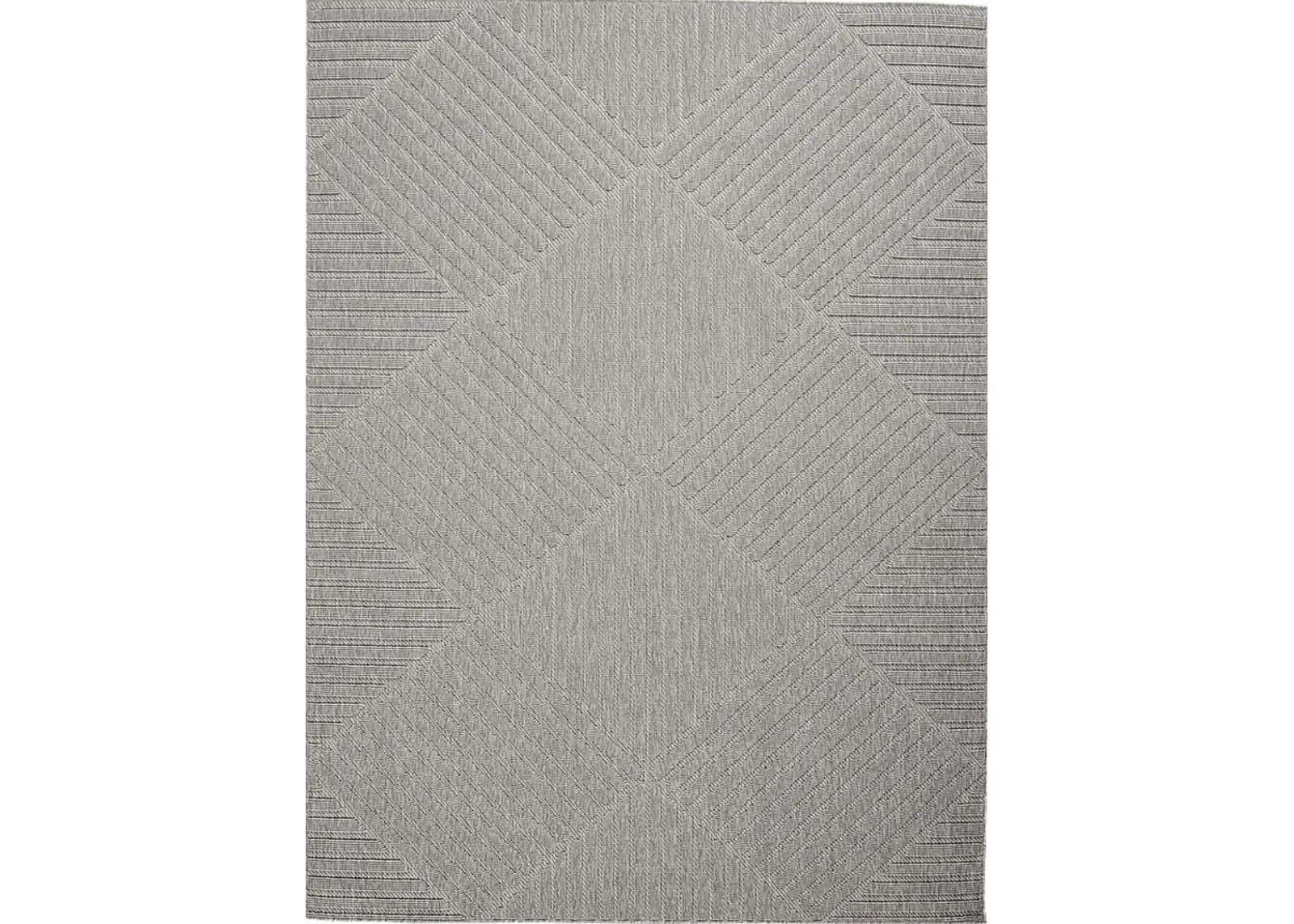 Elize Light Gray 5' x 7' Indoor/Outdoor Rug