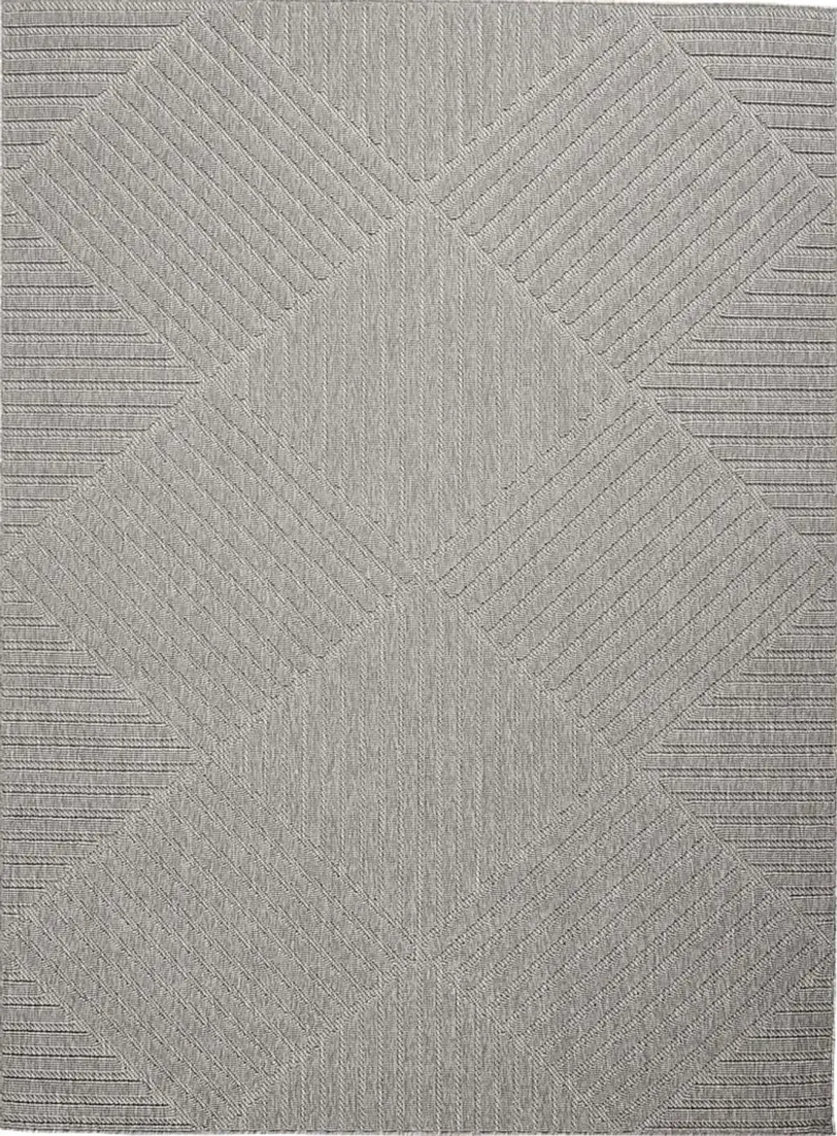 Elize Light Gray 5' x 7' Indoor/Outdoor Rug