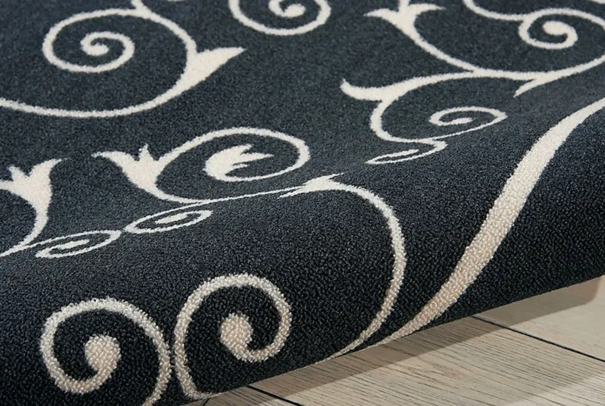 Althera Black 8' x 11' Indoor/Outdoor Rug