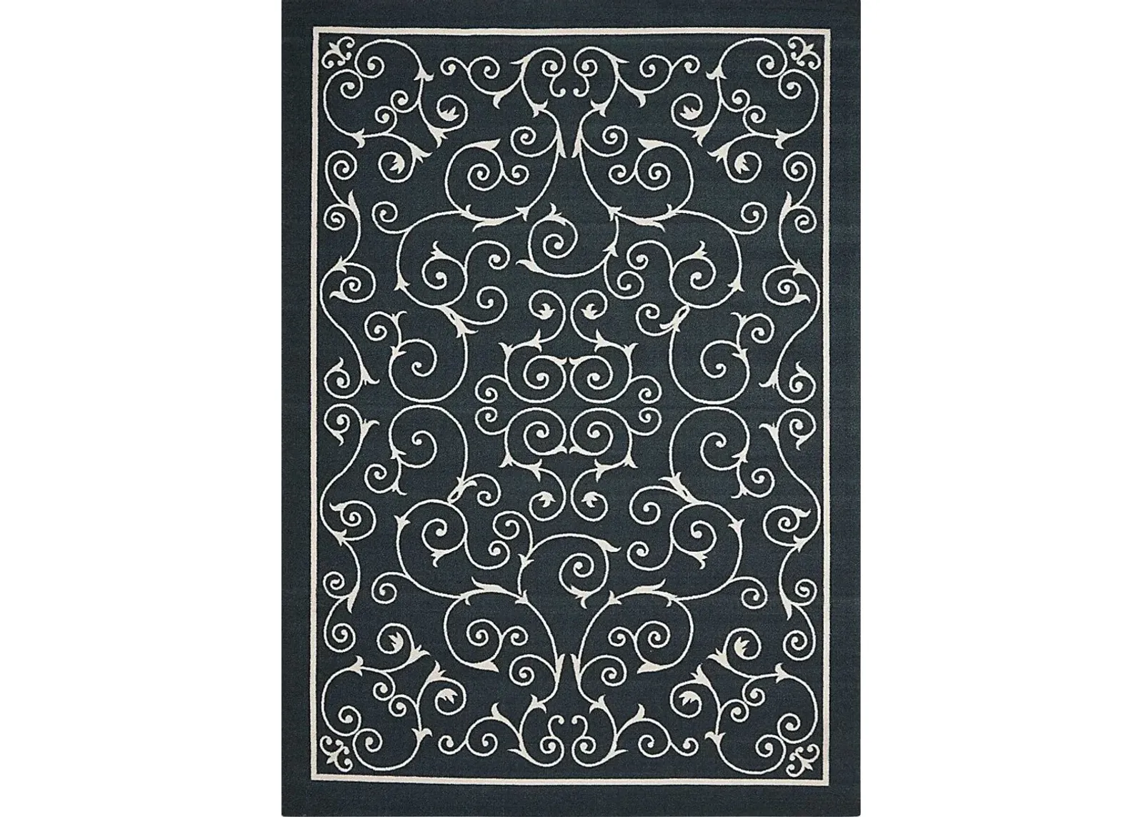 Althera Black 8' x 11' Indoor/Outdoor Rug