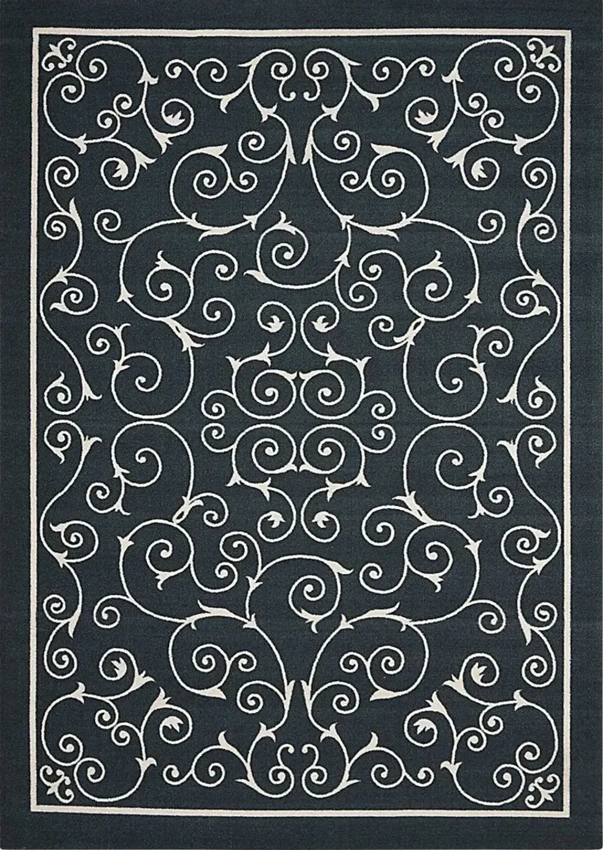 Althera Black 8' x 11' Indoor/Outdoor Rug