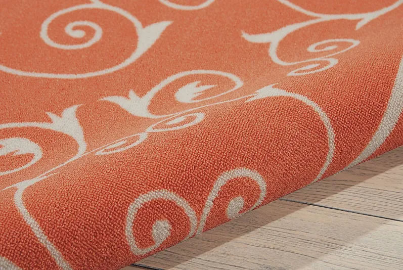 Althera Orange 8' x 11' Indoor/Outdoor Rug