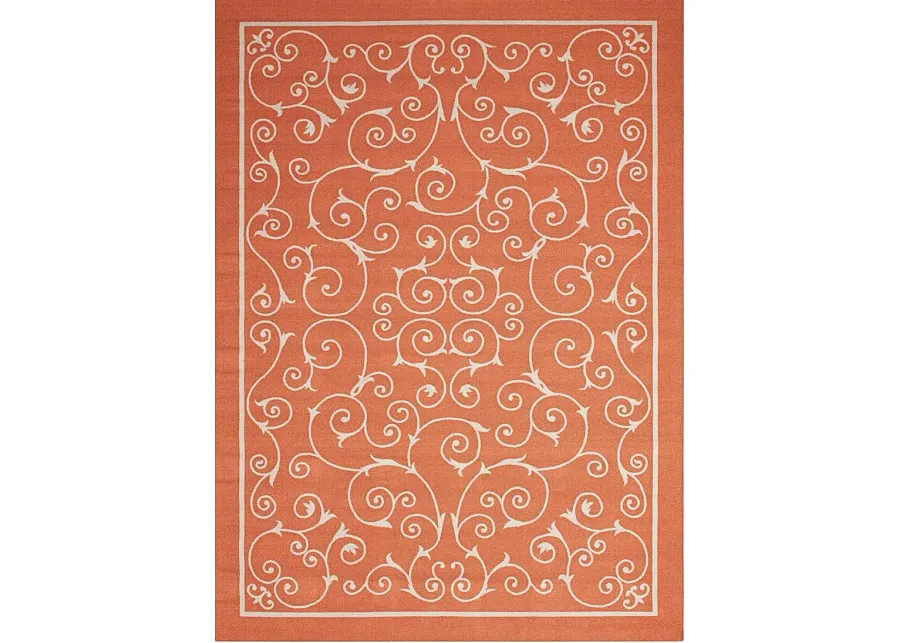 Althera Orange 8' x 11' Indoor/Outdoor Rug