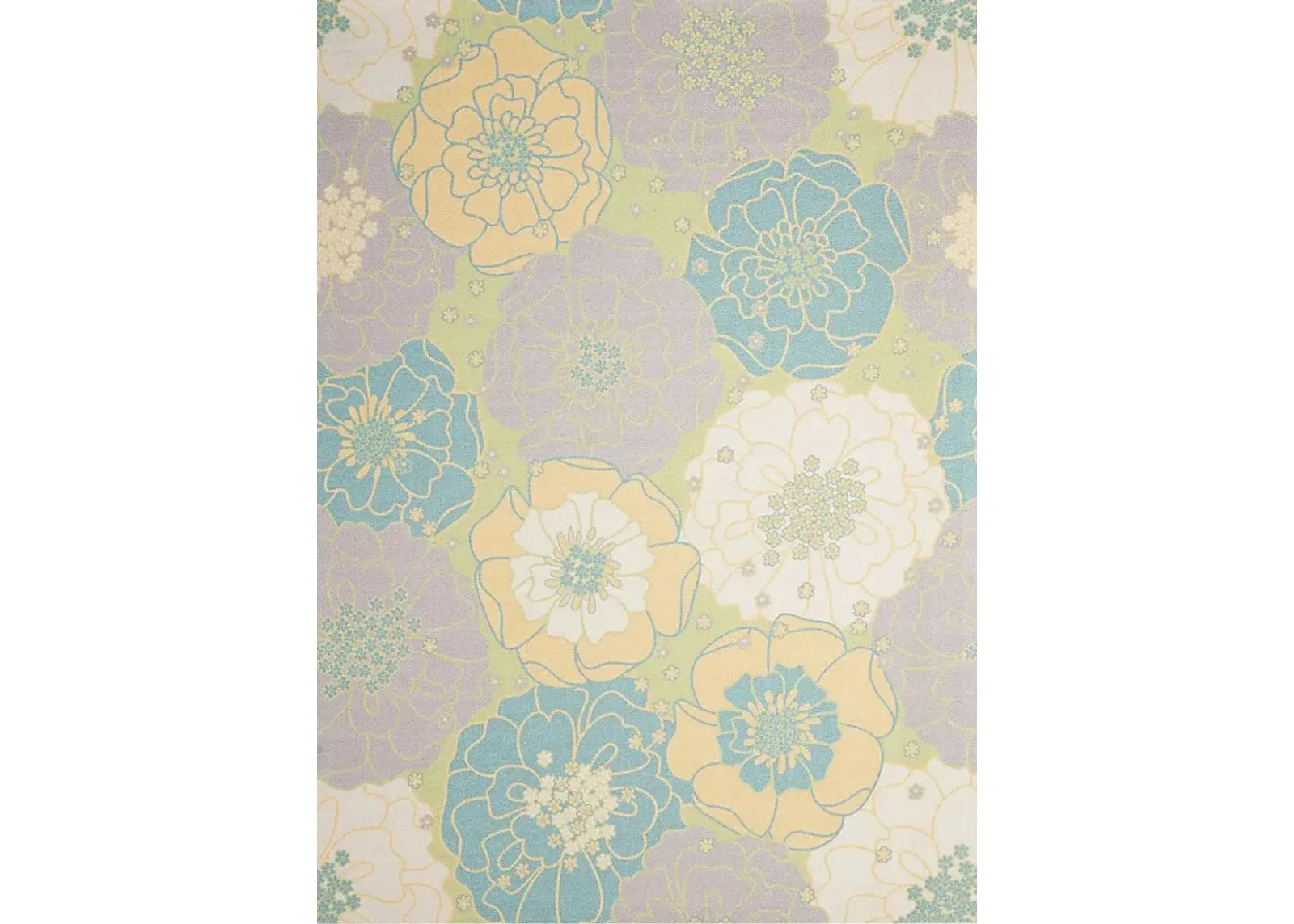 Edria Green 8' x 11' Indoor/Outdoor Rug