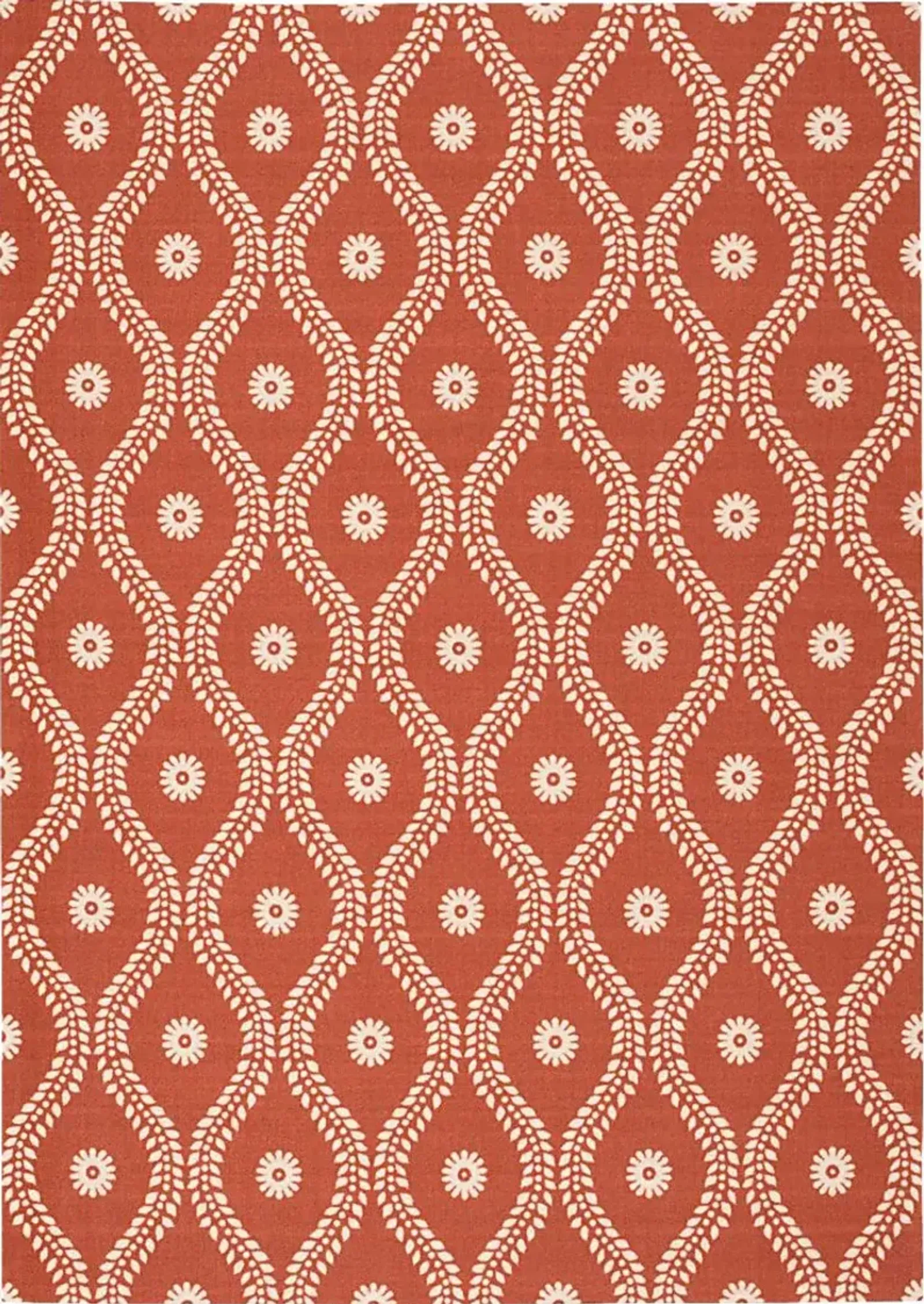 Lalitha Rust 8' x 11' Indoor/Outdoor Rug