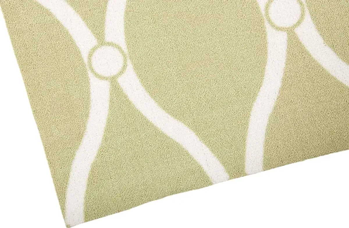 Nabella Green 8' x 11' Indoor/Outdoor Rug