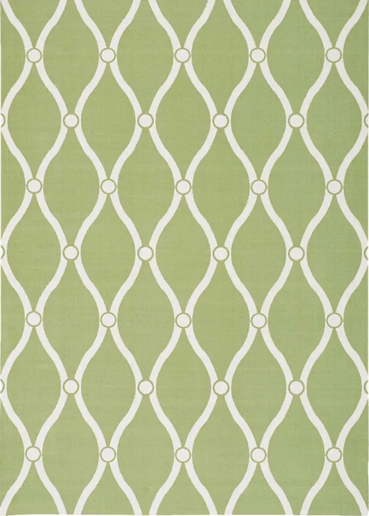 Nabella Green 8' x 11' Indoor/Outdoor Rug