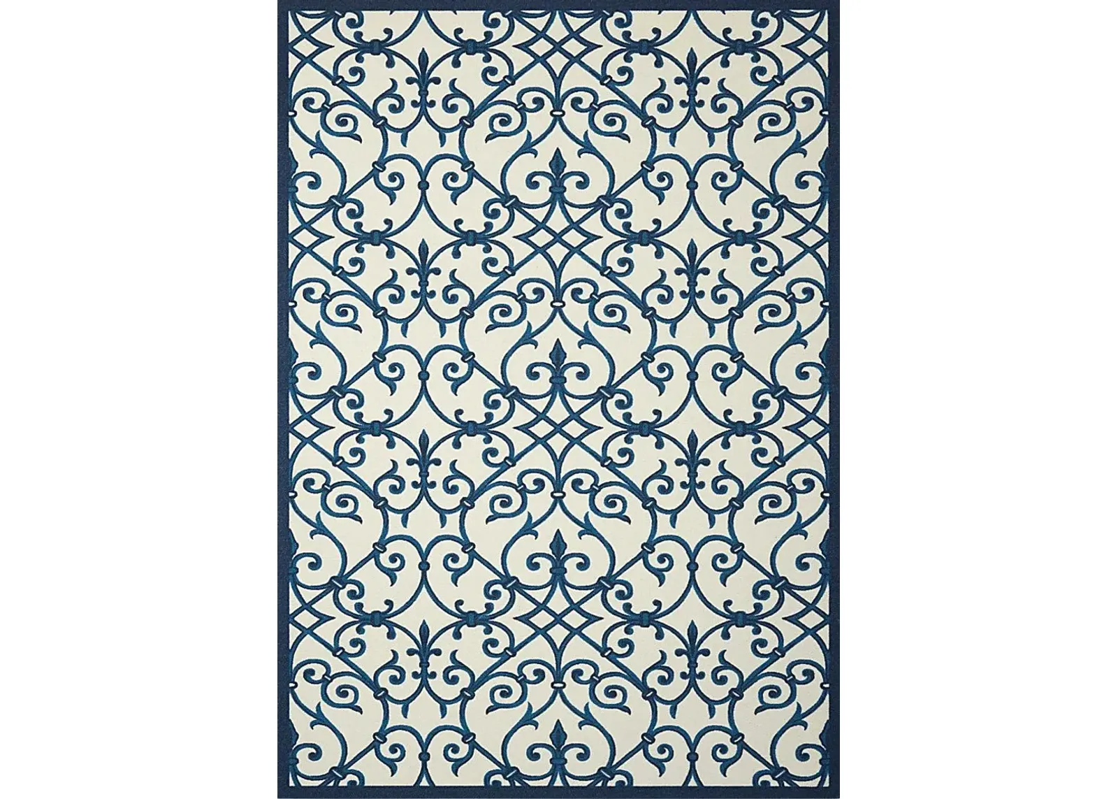 Jarrel Blue 8' x 11' Indoor/Outdoor Rug