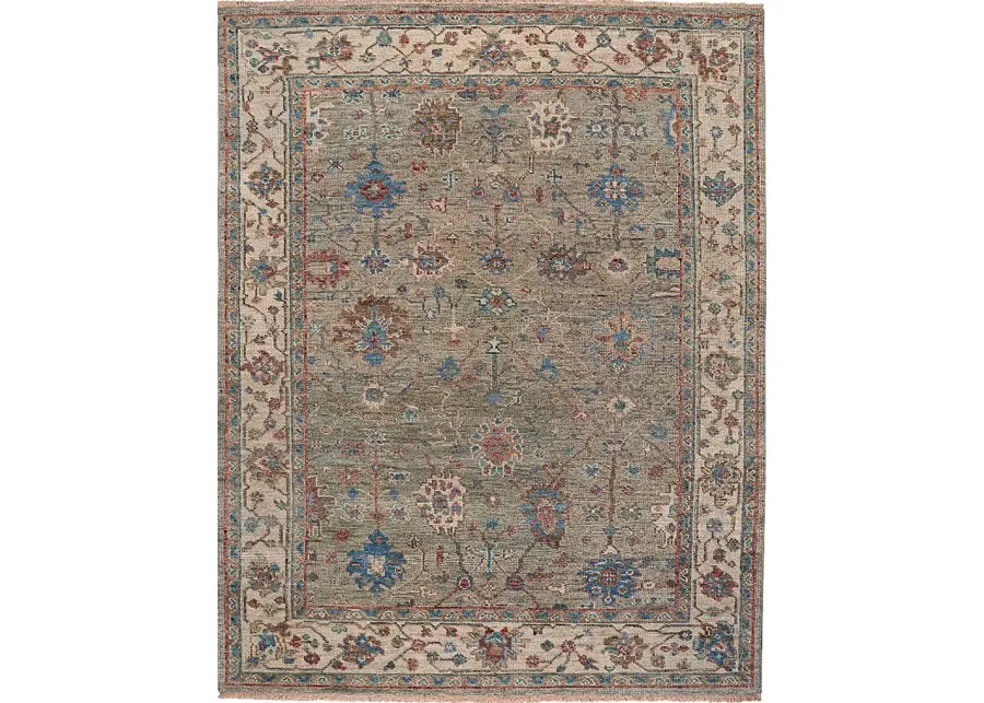 Melimore Green 5' x 8' Rug