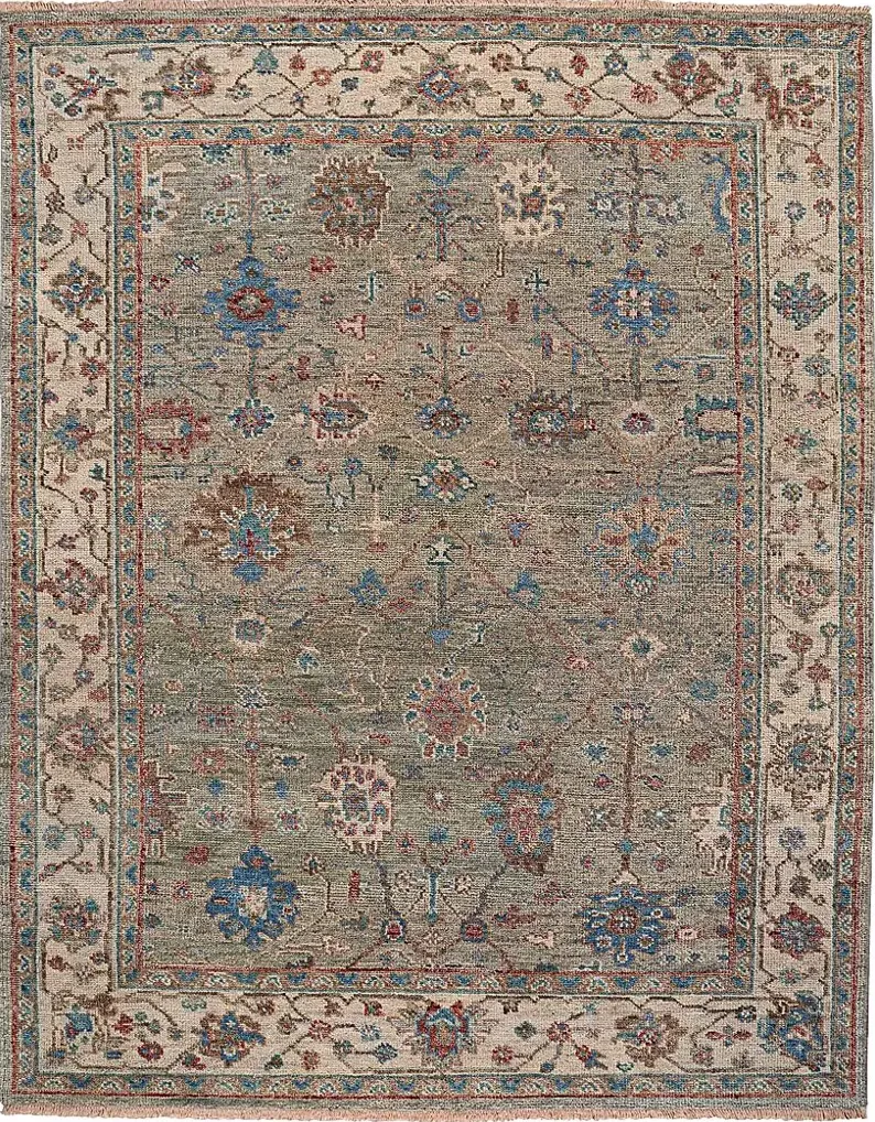 Melimore Green 5' x 8' Rug