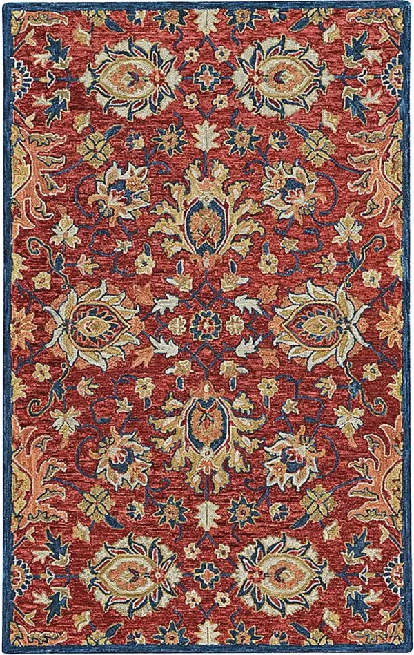 Virsend Multi/Blue 5' x 8' Rug