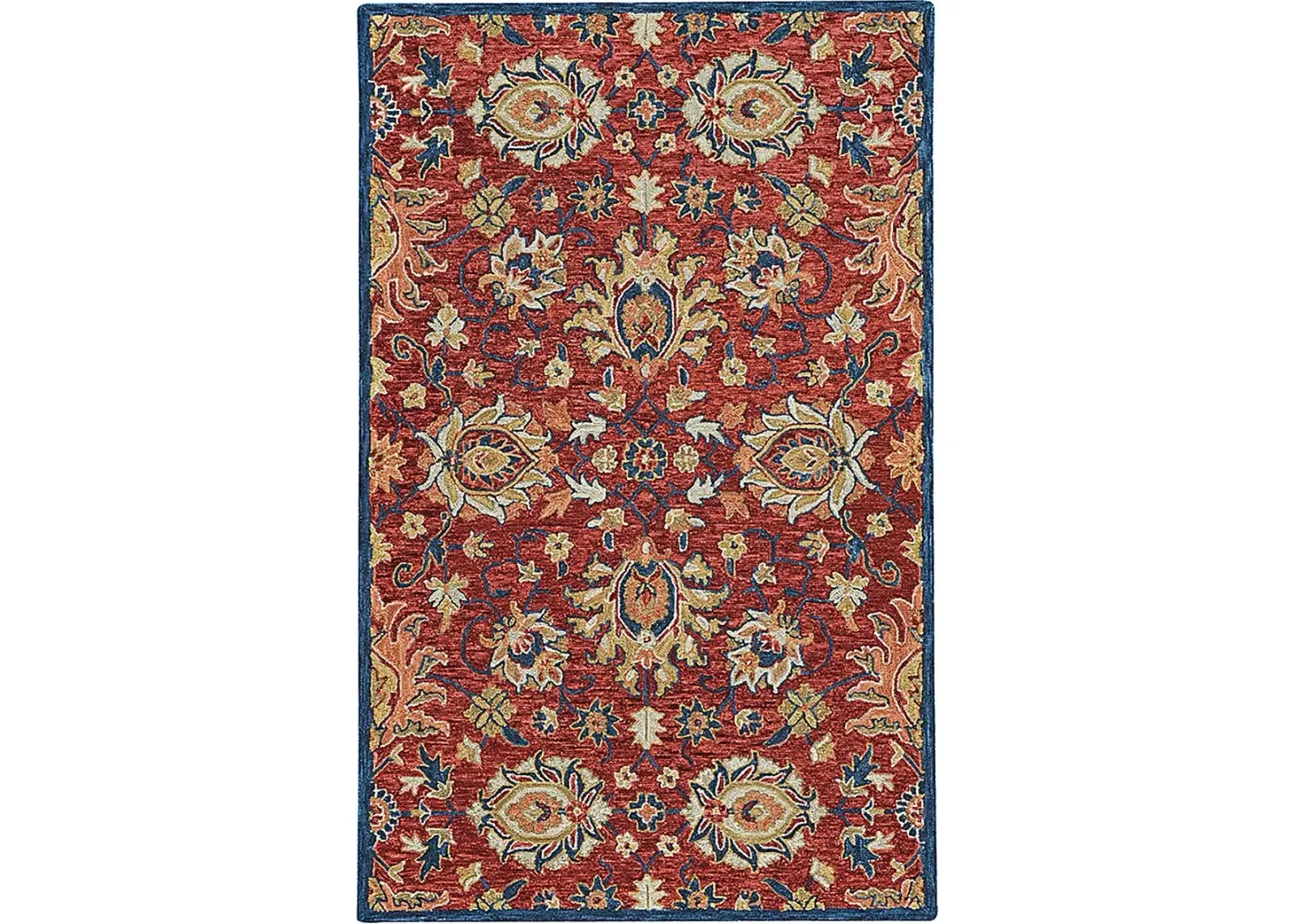 Virsend Multi/Blue 5' x 8' Rug