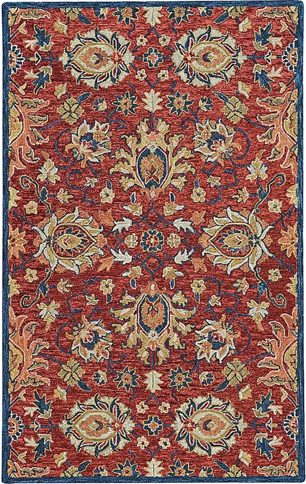 Virsend Multi/Blue 5' x 8' Rug