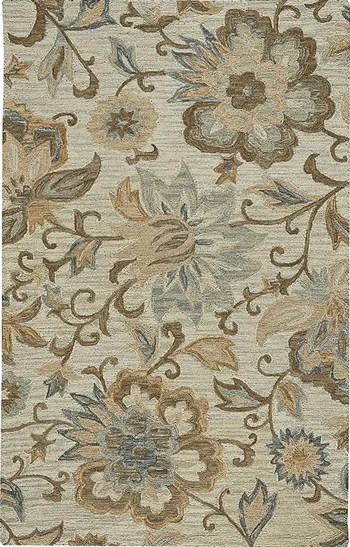 Malabo Beige/Multi 5' x 8' Rug