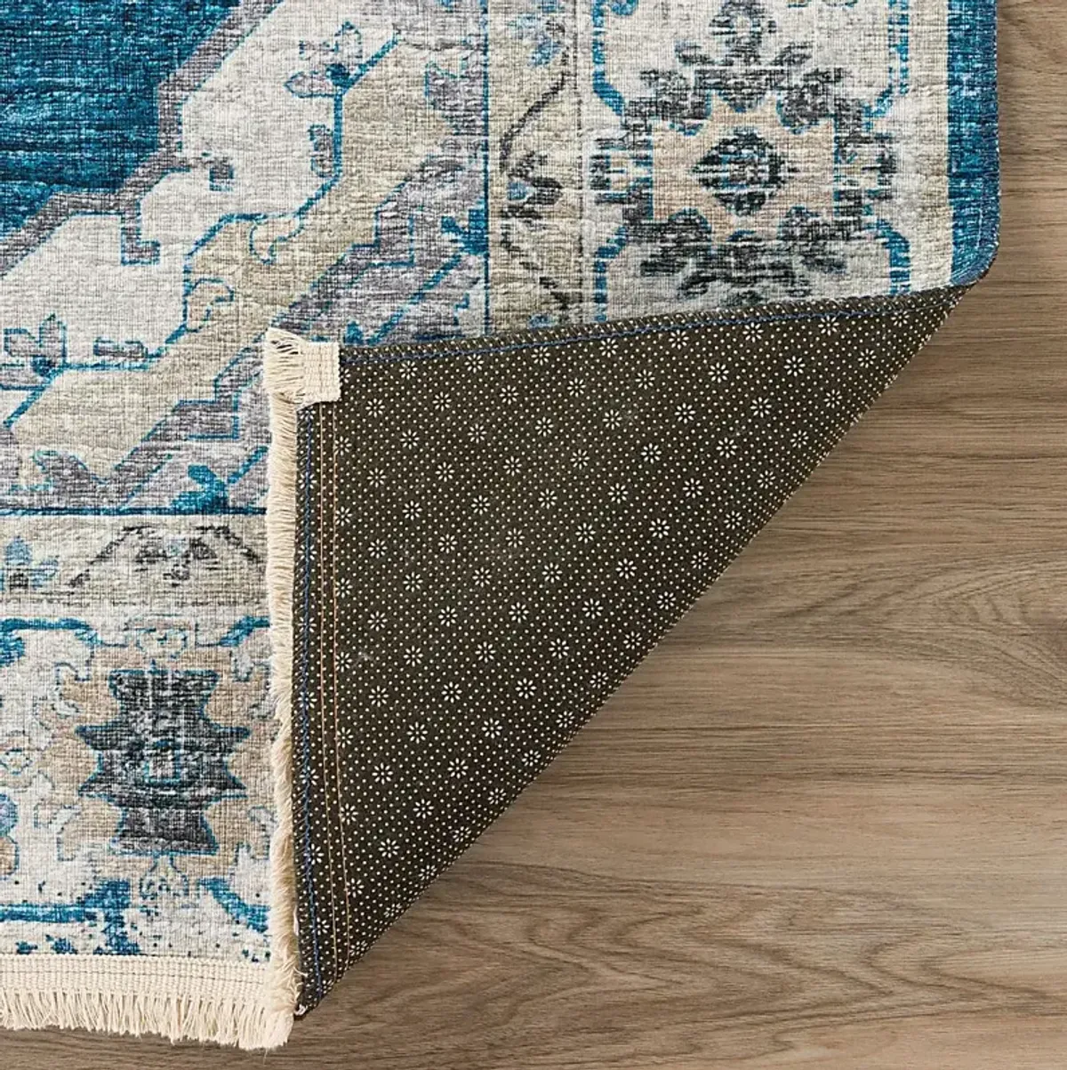 Quandry Blue 5' x 8' Rug