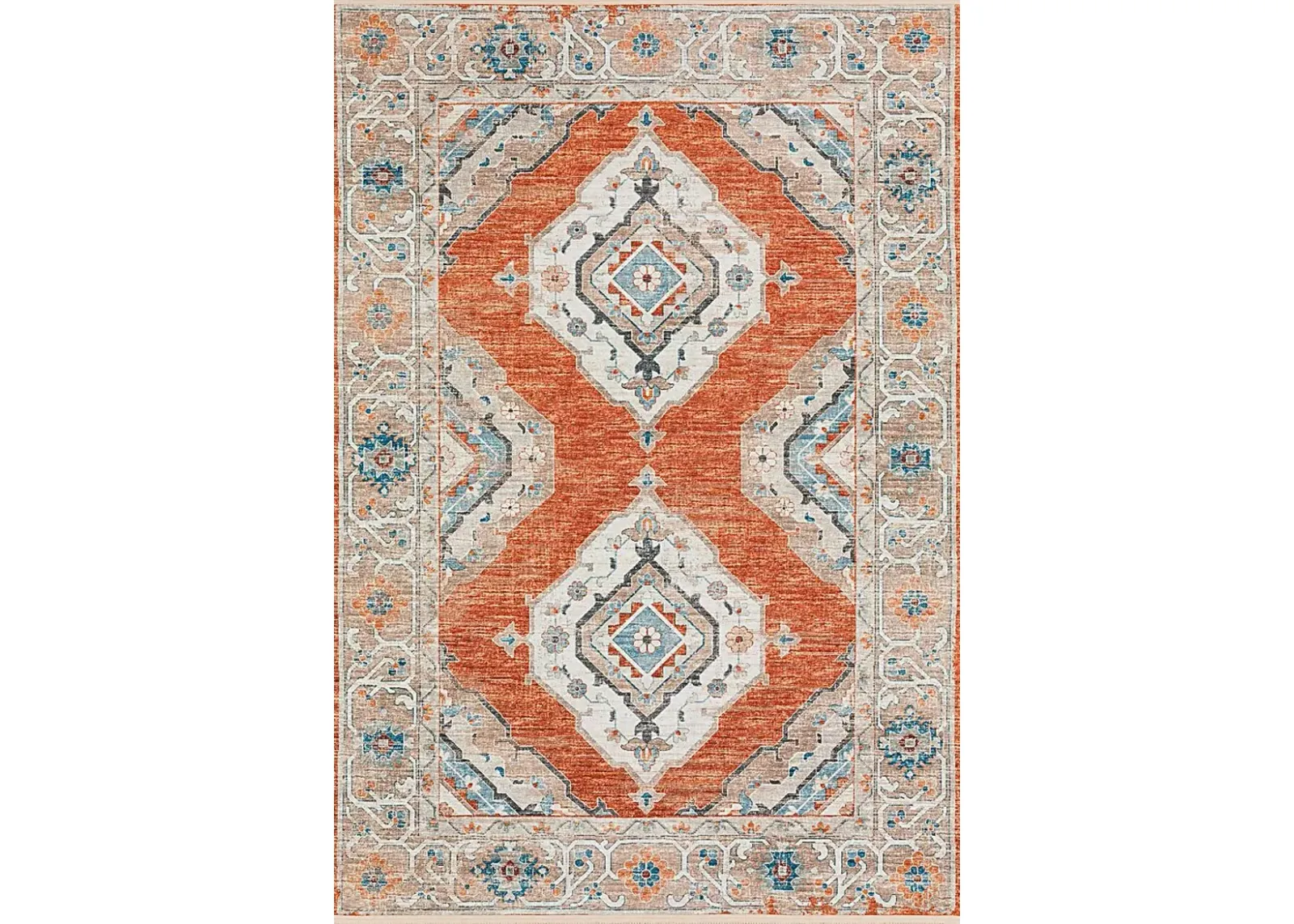 Quandry Red 5' x 8' Rug