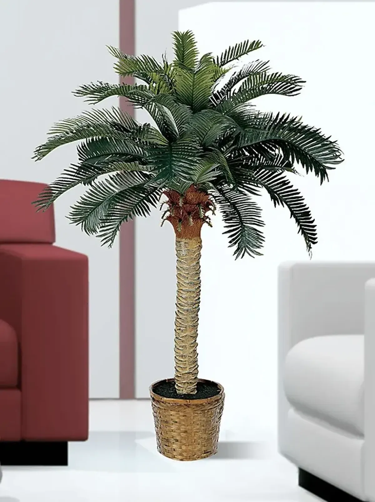 Hendrik Green Palm Silk Tree