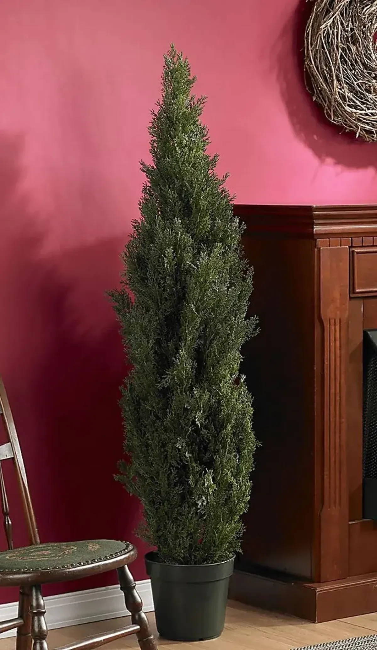 Brinlee Green Cedar Indoor/Outdoor Silk Tree