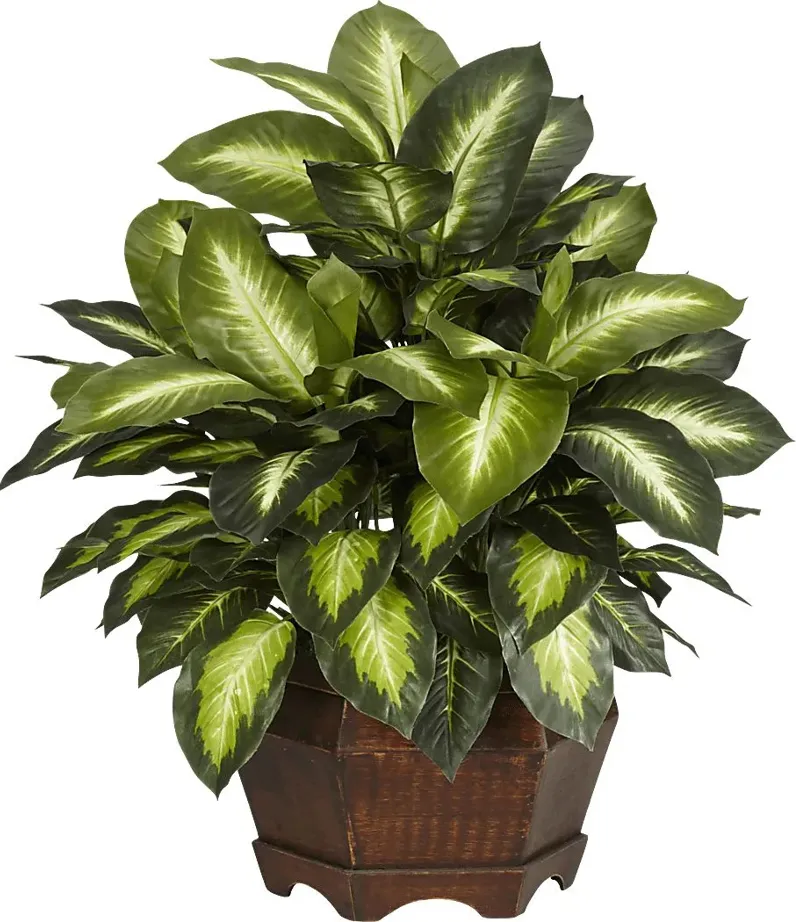Mellie Green Dieffenbachia Silk Plant