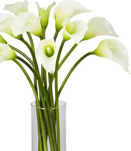 Delissa White Lily Silk Floral