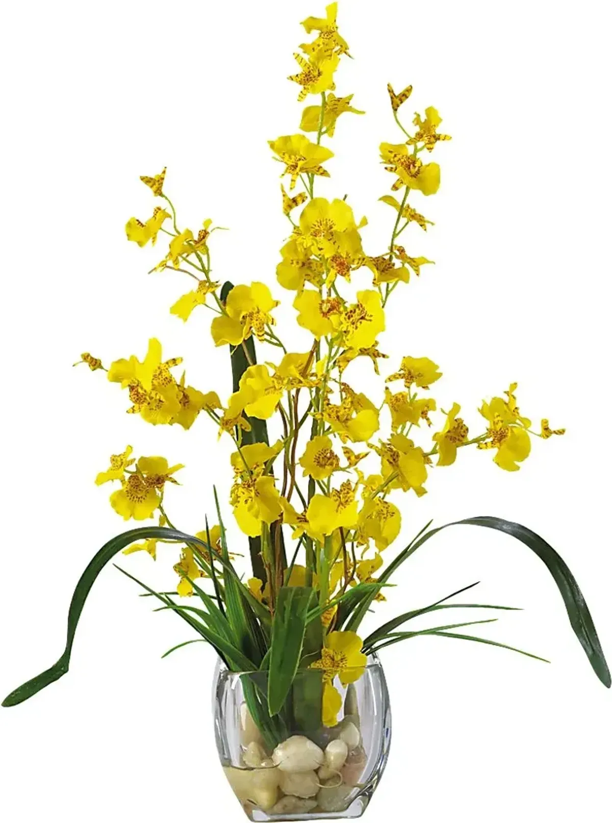 Bianey Yellow Orchid Silk Floral