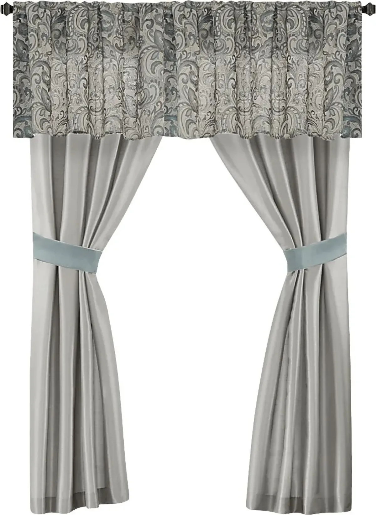 Maitha Teal 24 Pc California King Room in a Bag