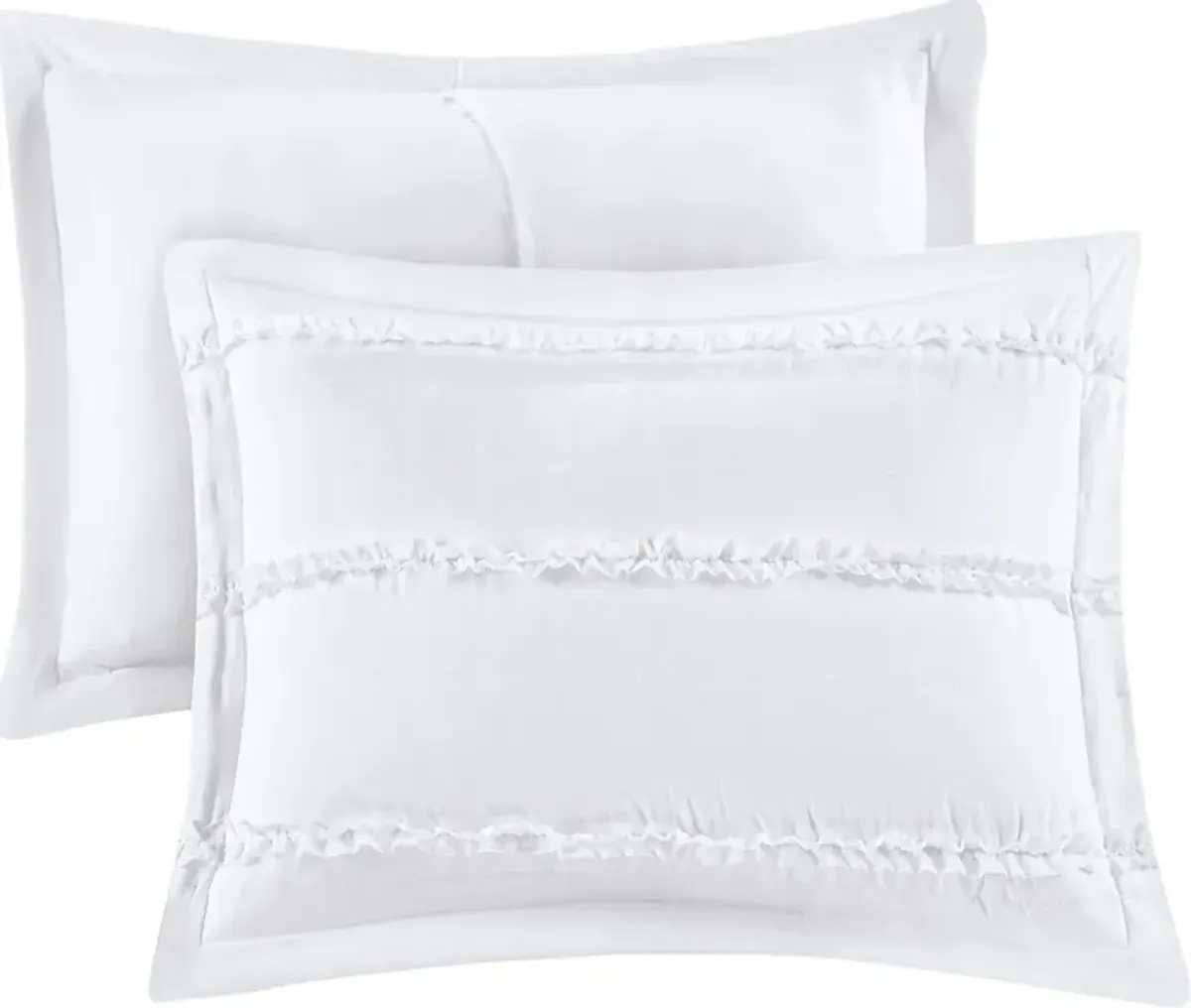 Allinda White 5 Pc Queen Comforter Set