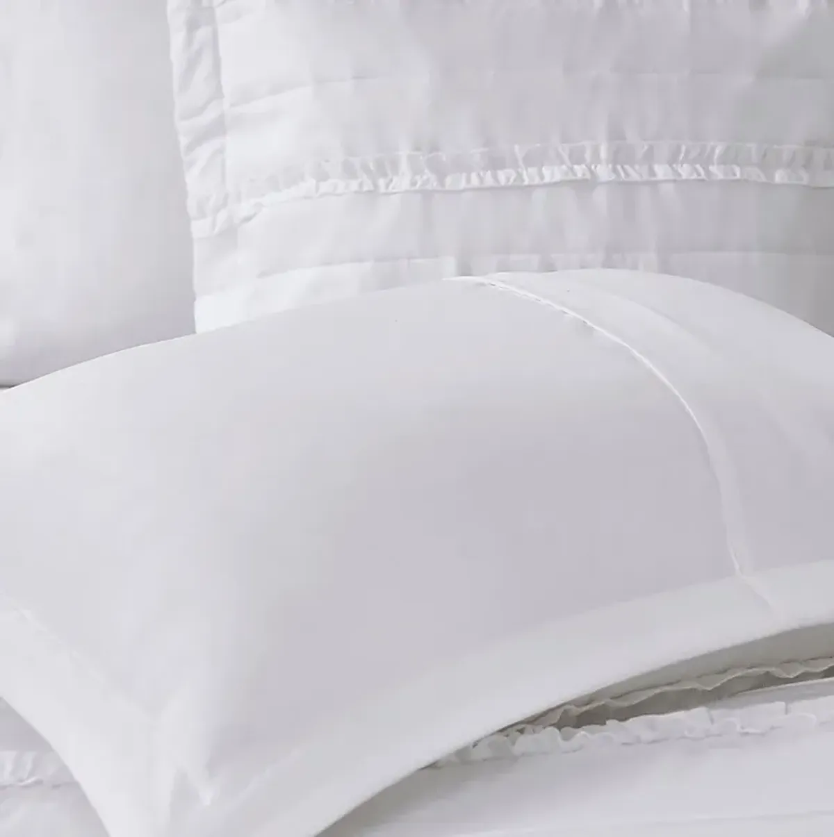 Allinda White 5 Pc King Comforter Set