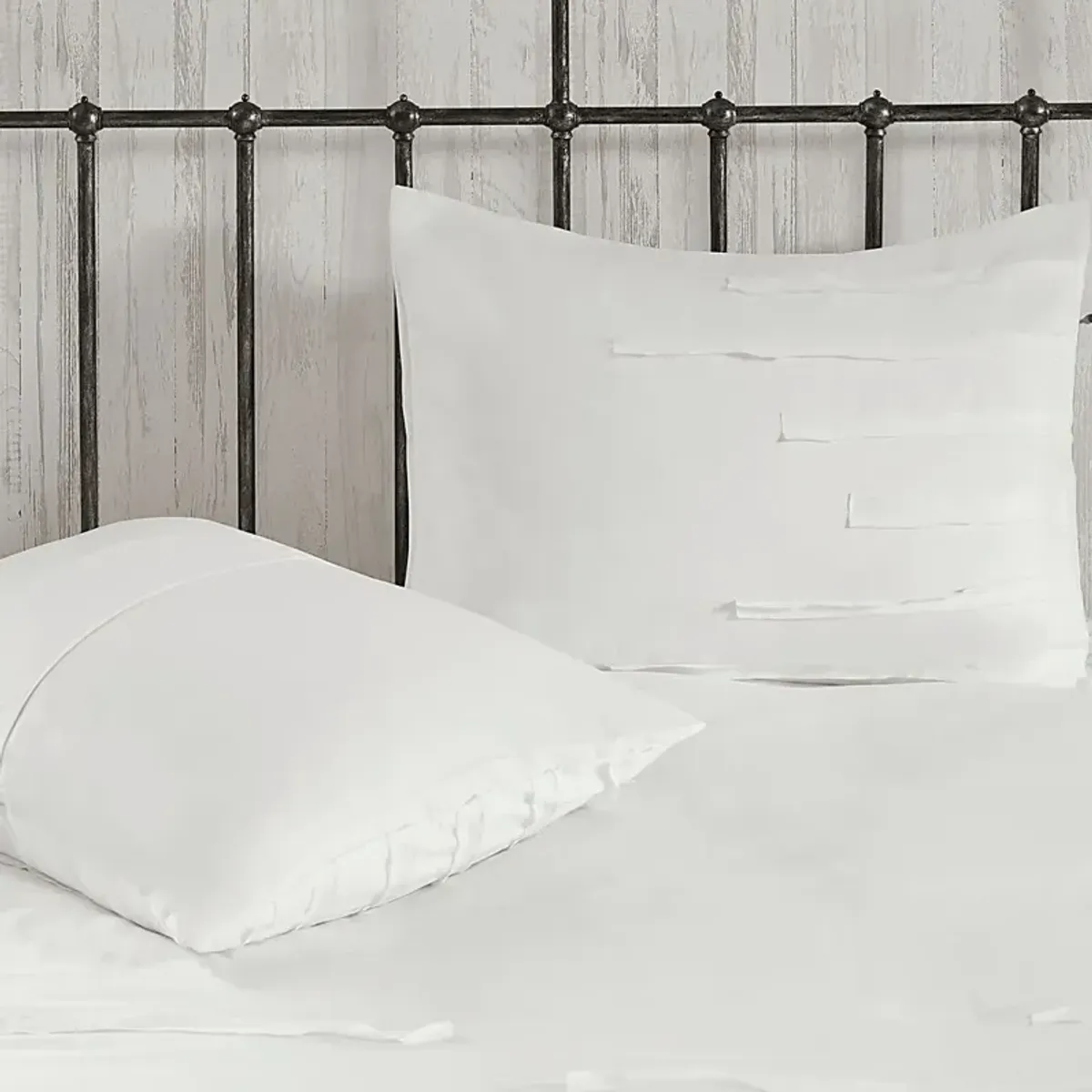 Maricka White 8 Pc King Comforter Set