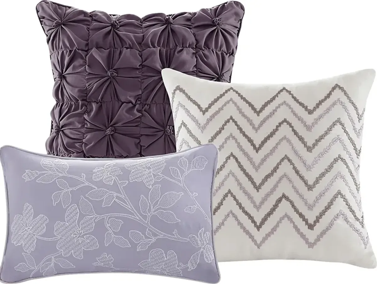 Janelis Taupe 6 Pc Queen Coverlet Set