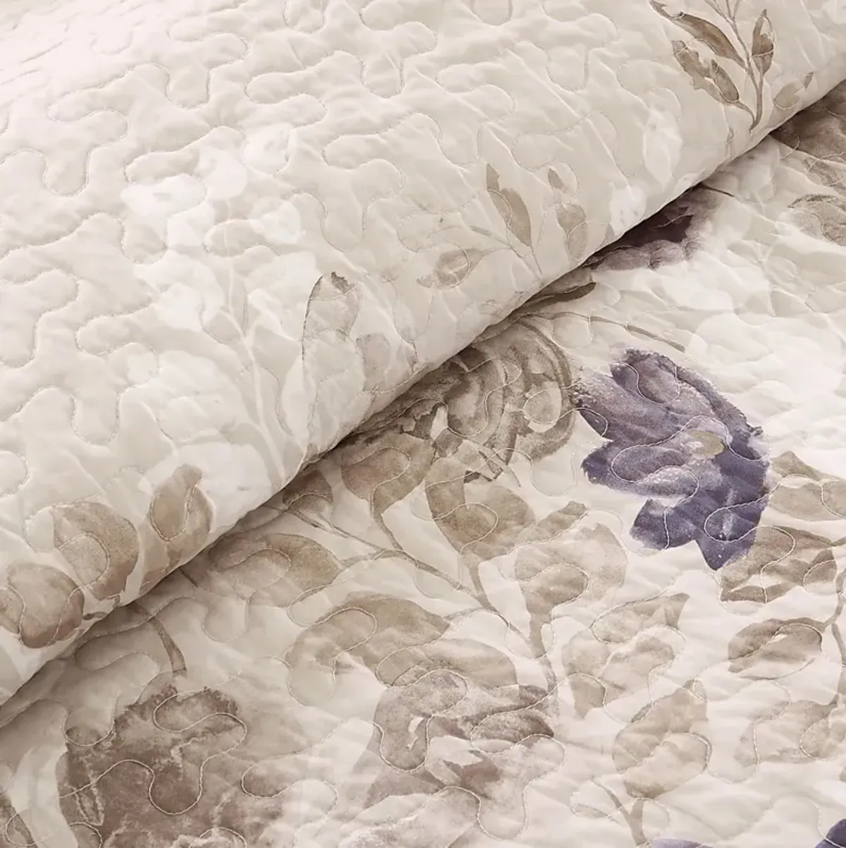 Janelis Taupe 6 Pc Queen Coverlet Set