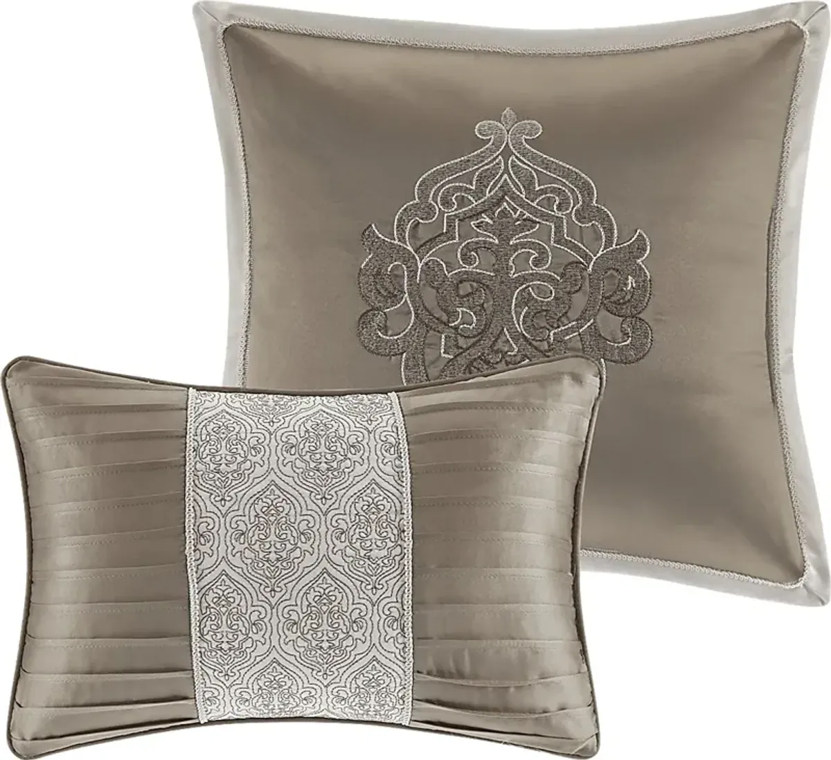 Zaida Tan 8 Pc Queen Comforter Set