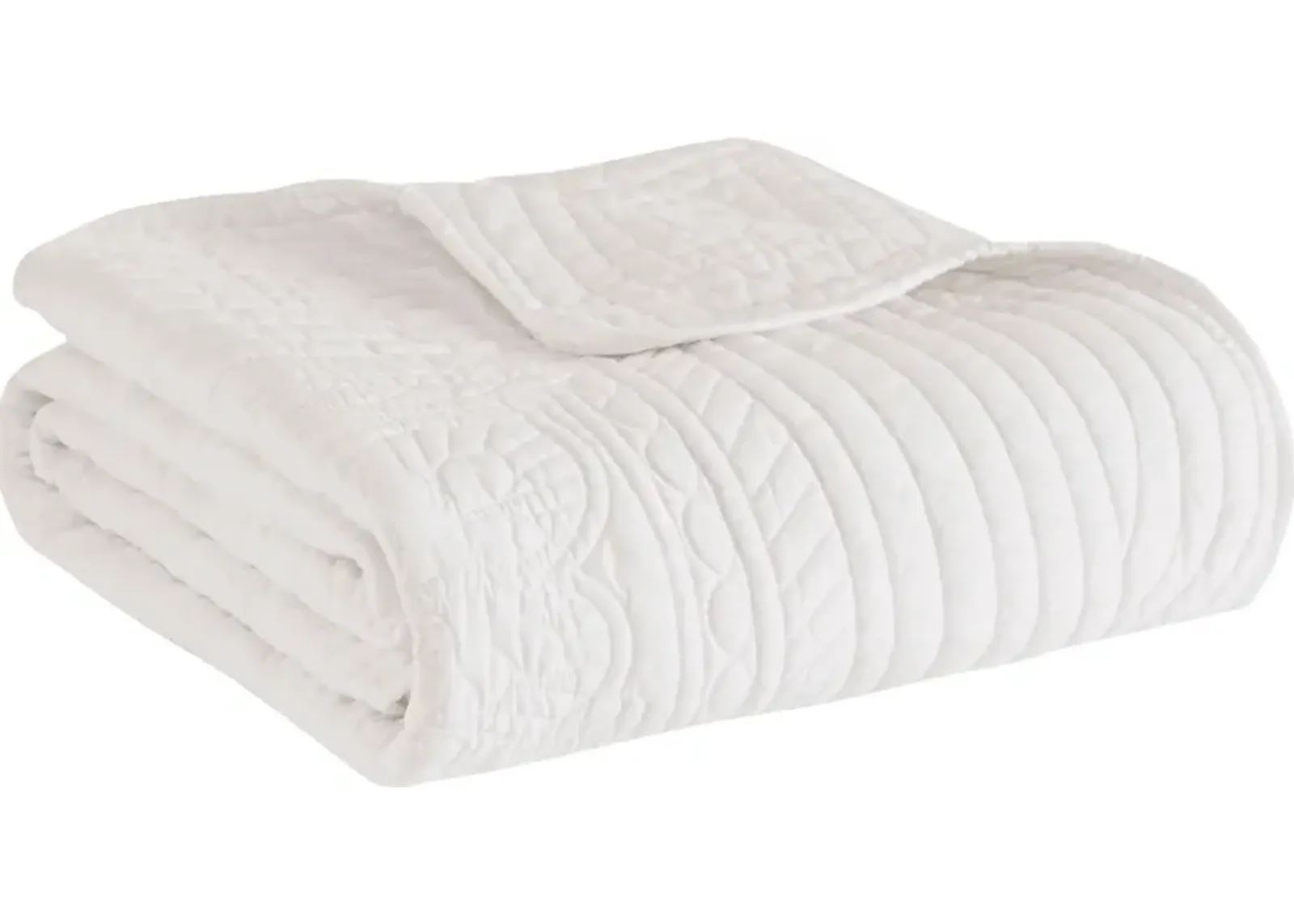 Halima White Throw